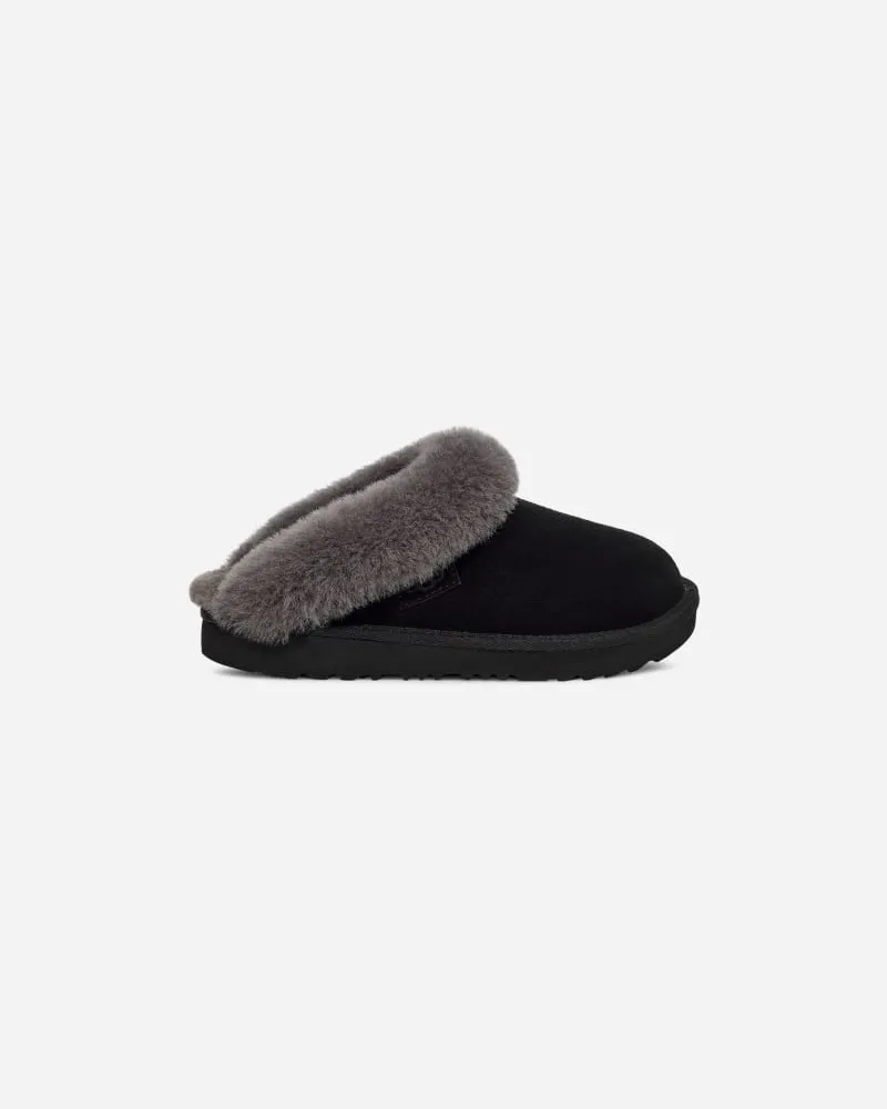 UGG Cl®ette Hausschuh für Kinder in Black, Größe Schaffell Black