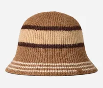 Gebürsteter Fischerhut für Damen in Brown, Größe Polyestermischung