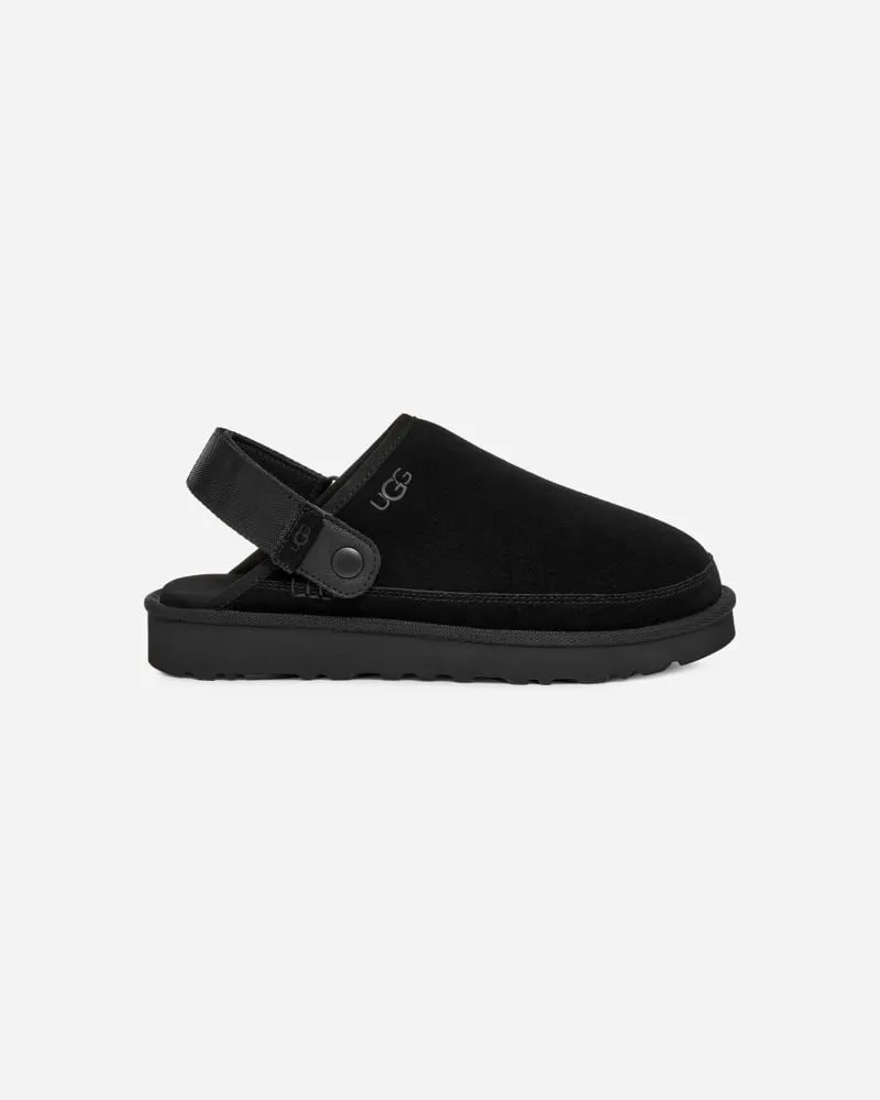 UGG Goldencoast Clog II für Herren in Black, Größe Veloursleder Black