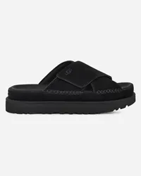 UGG Goldenstar Cross Slide Black