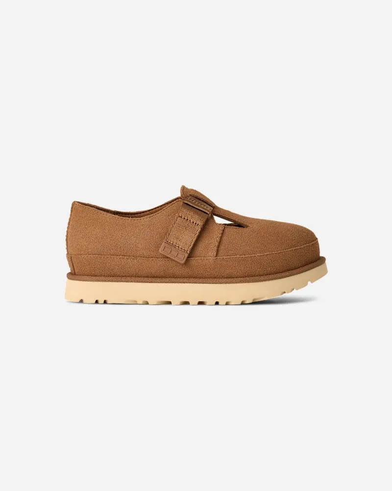 UGG Goldenstar Mary Jane für Damen in Brown, Größe Veloursleder Chestnut