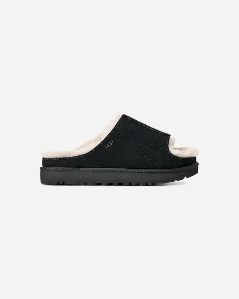 UGG Greenport Slide für Damen | UGG® EU in Black, Größe Wildleder Black