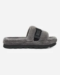 UGG Fluff Up Slide Black Charcoal