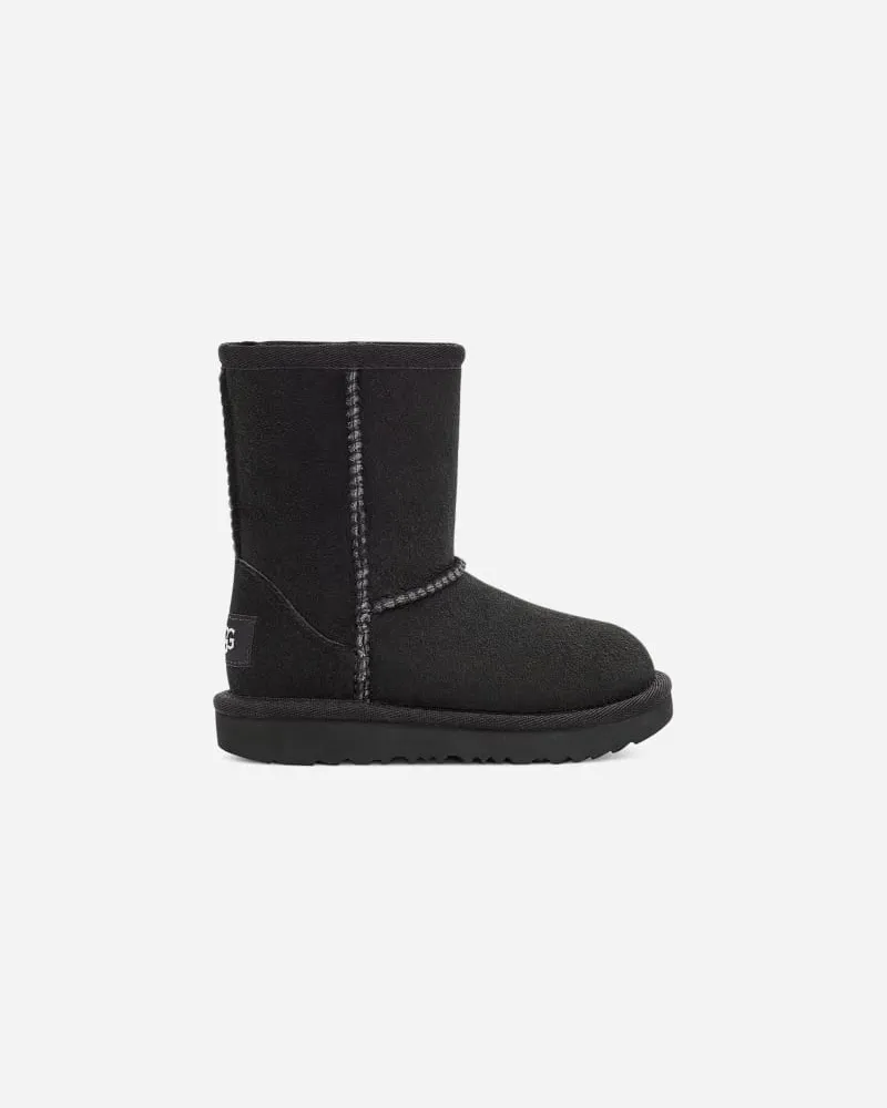 UGG Classic Short II Boot für Kinder | UGG® EU in Black, Größe 25, Twinface Black