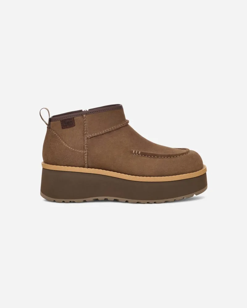 UGG Cityfunc Ultra Mini Boot für Damen in Hickory, Größe Veloursleder Hickory