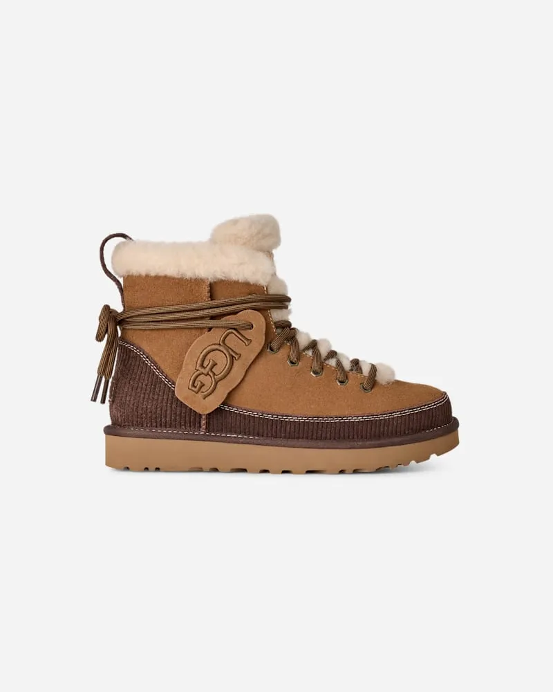 UGG Classic Heritage Schnürboot für Damen in Brown, Größe Chestnut