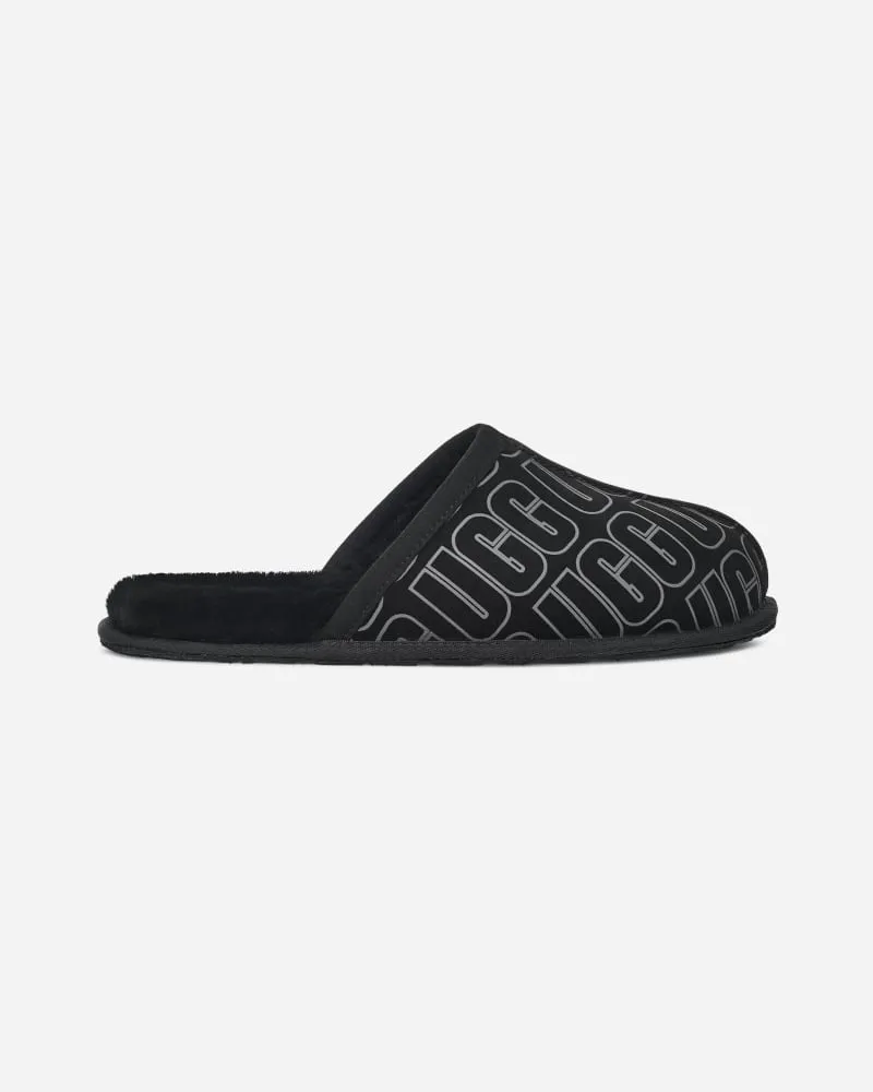 UGG Scuff ® Graphic für Herren in Black, Größe Leder Black