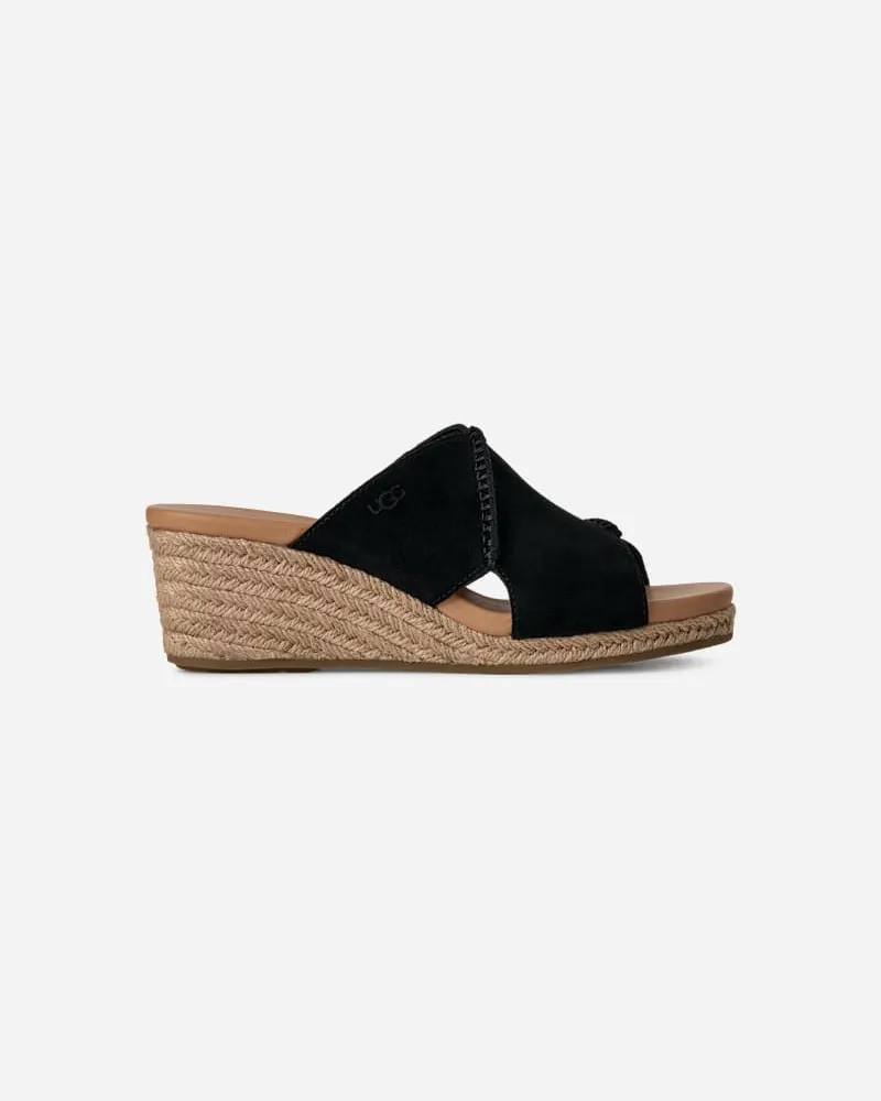 UGG Taia Slide für Damen | UGG® EU in Black, Größe Wildleder Black