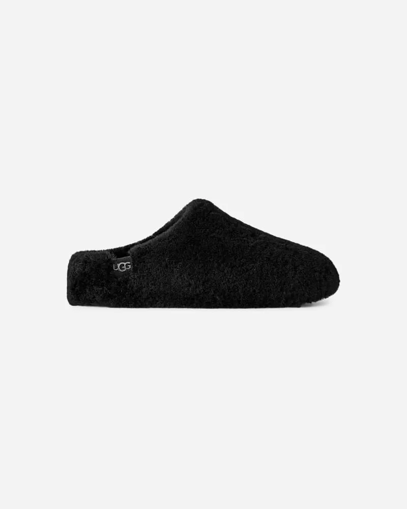 UGG Elea Fluffed Slipper für Damen in Black, Größe Black