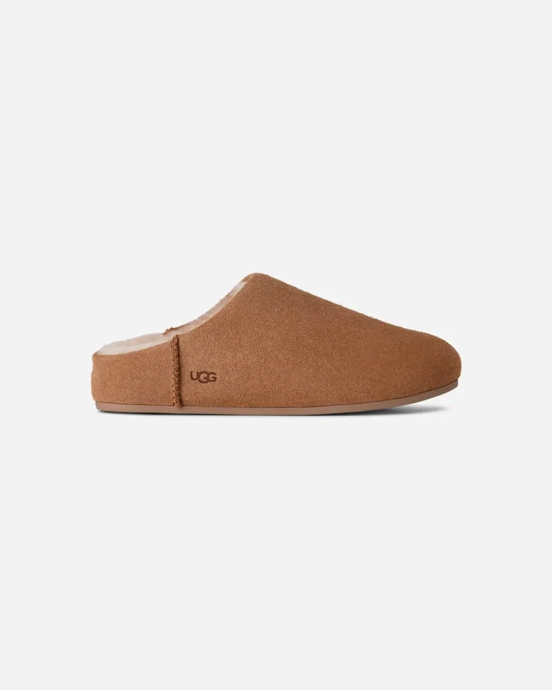 UGG Elea Slip-On für Damen in Brown, Größe Veloursleder Chestnut