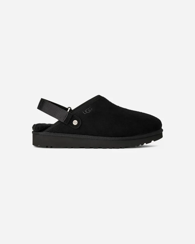 UGG Lanah Clog für Herren | UGG® EU in Black, Größe Veloursleder Black