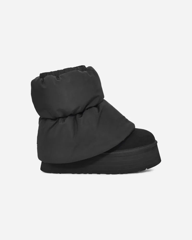 UGG Classic Mini Dipper Puffer Boot für Damen in Black, Größe Textil/Veloursleder Black
