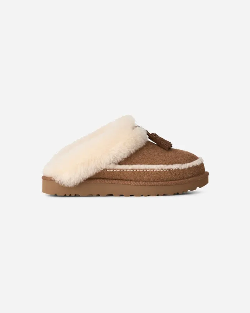 UGG Cl®ette Tassel Hausschuh für Damen in Brown, Größe Chestnut