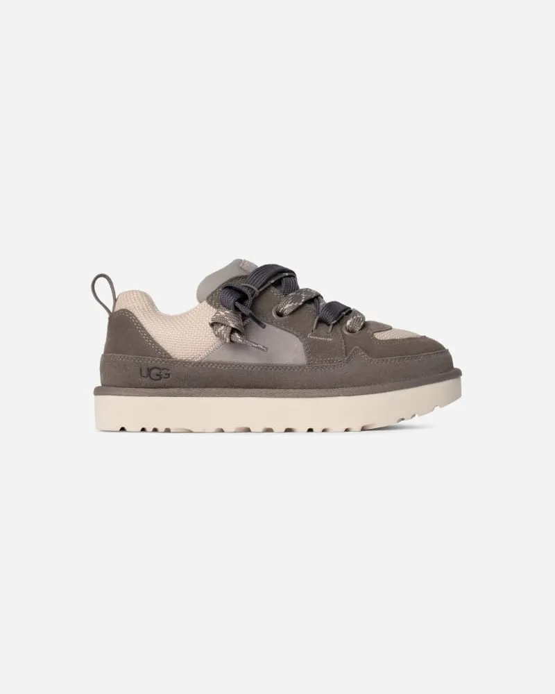 UGG Lo Lowmel für Herren in Smoke Plume, Größe Veloursleder/Recycled Materials/Textil Smoke