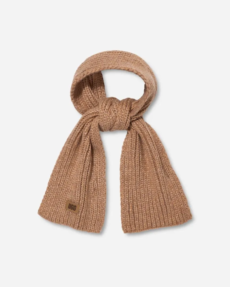 UGG Grobstrickschal für Kinder in Beige, Größe Camel