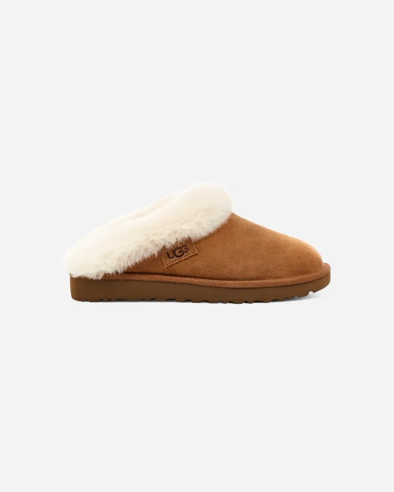 UGG ClUGG®ette Hausschuhe für Damen in Brown, Größe Veloursleder Chestnut