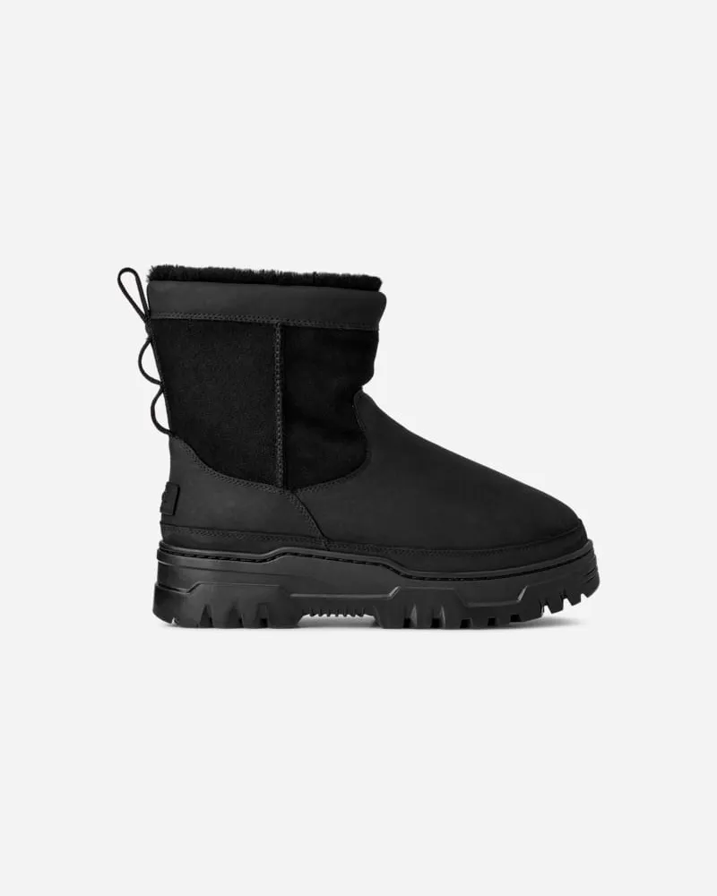 UGG Heritage Pull-On TrailGazer Boot für Herren in Black, Größe Leder Black