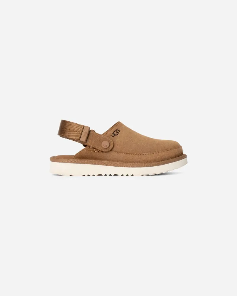 UGG Goldenstar Clog für Kinder | UGG® EU in Brown, Größe Veloursleder Chestnut
