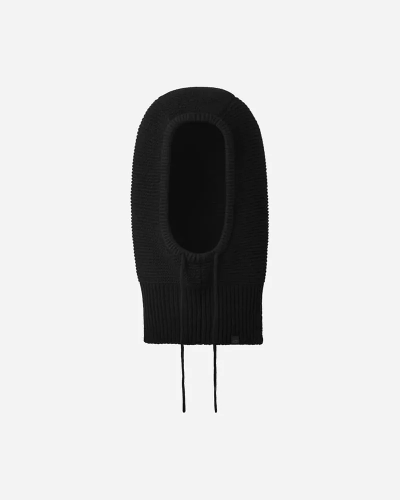 UGG Gestrickte Sturmhaube mit Tunnelzug für Damen in Black, Größe Black