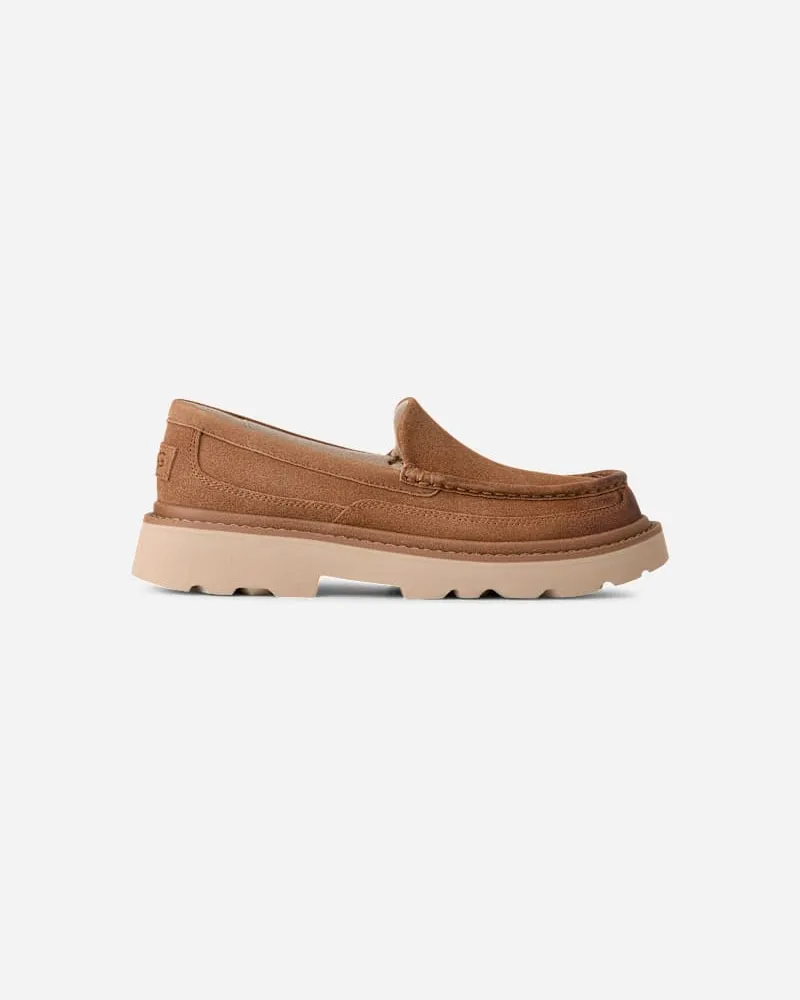 UGG Ascot Lug für Herren in Brown, Größe Veloursleder Chestnut