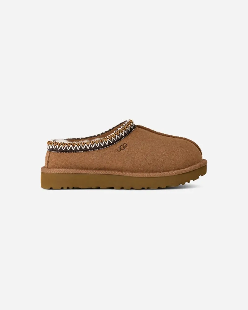UGG Tasman II für Damen | Lammfell-Slipper auf in Brown, Größe Veloursleder Chestnut