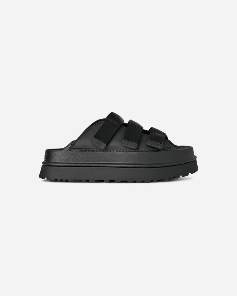 UGG GoldenGlow Slide für Damen in Black, Größe Synthetik Black