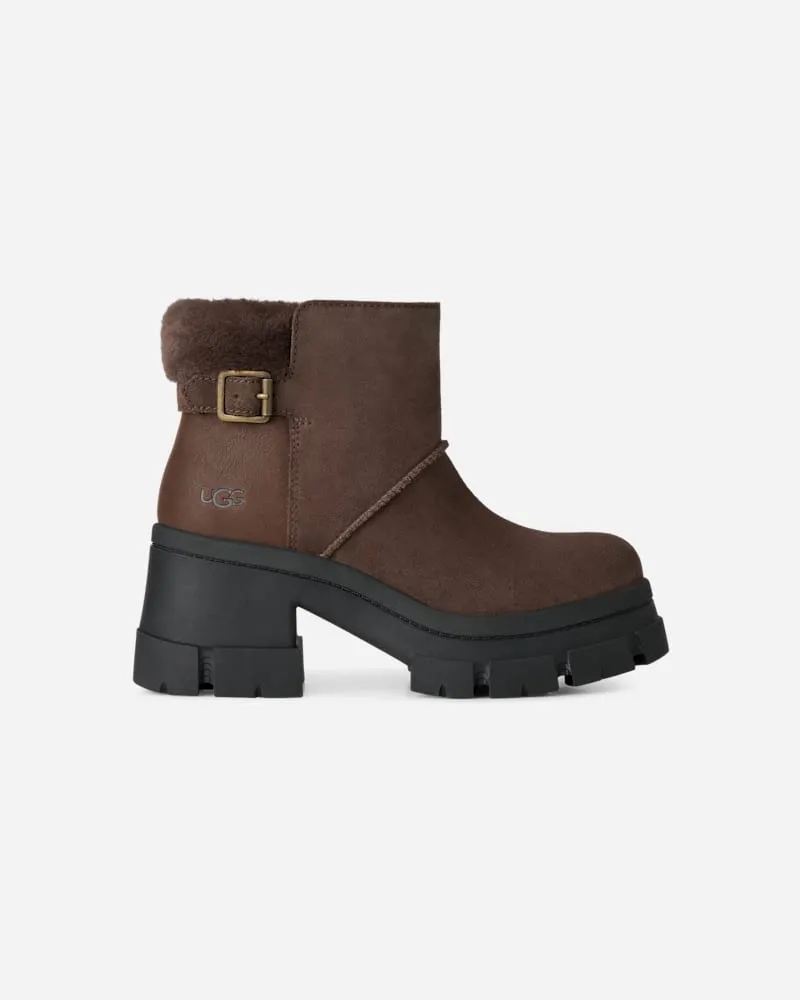 UGG Brooklyn Buckle WP Boot für Damen in Brown, Größe Burnt