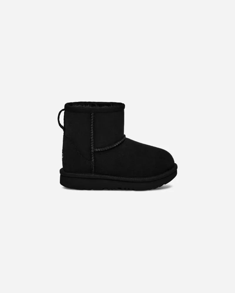 UGG Classic Mini II Boot für Kinder in Black, Größe Schaffell Black