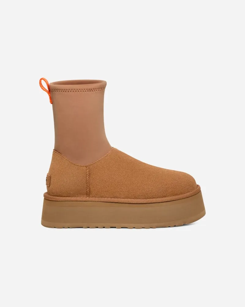UGG Classic Dipper Boot für Damen | UGG® EU in Brown, Größe Neoprene/Veloursleder Chestnut