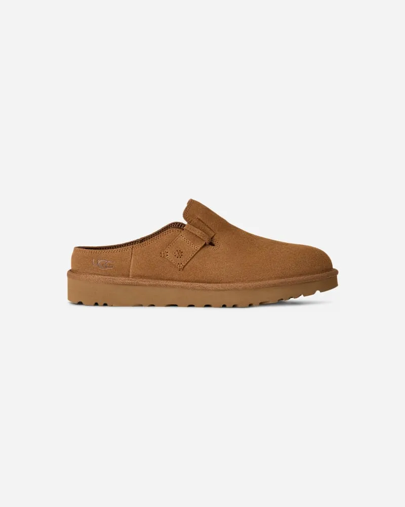 UGG Kalvin Clog für Herren in Brown, Größe Wildleder Chestnut