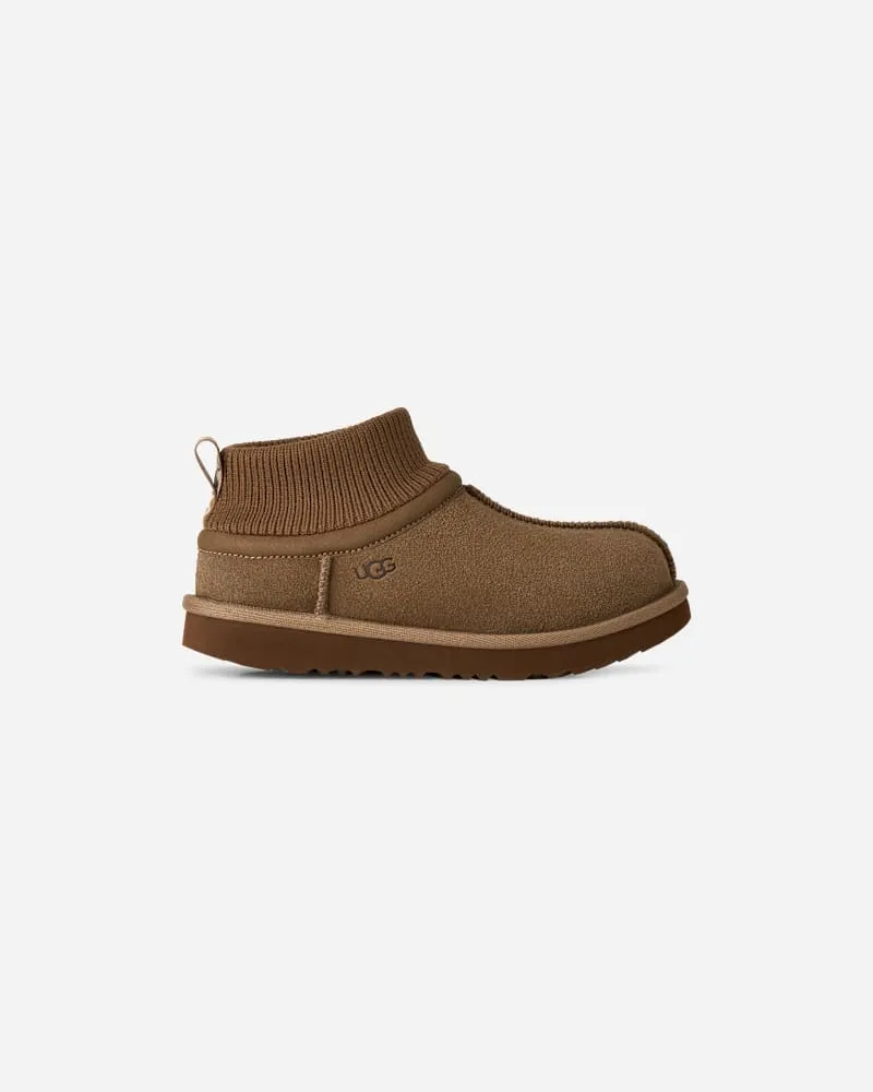 UGG Classic Ultra Stretch Cuff für Kinder | UGG® EU in Brown, Größe Wildleder/Textil/Recycelte Materialien Light