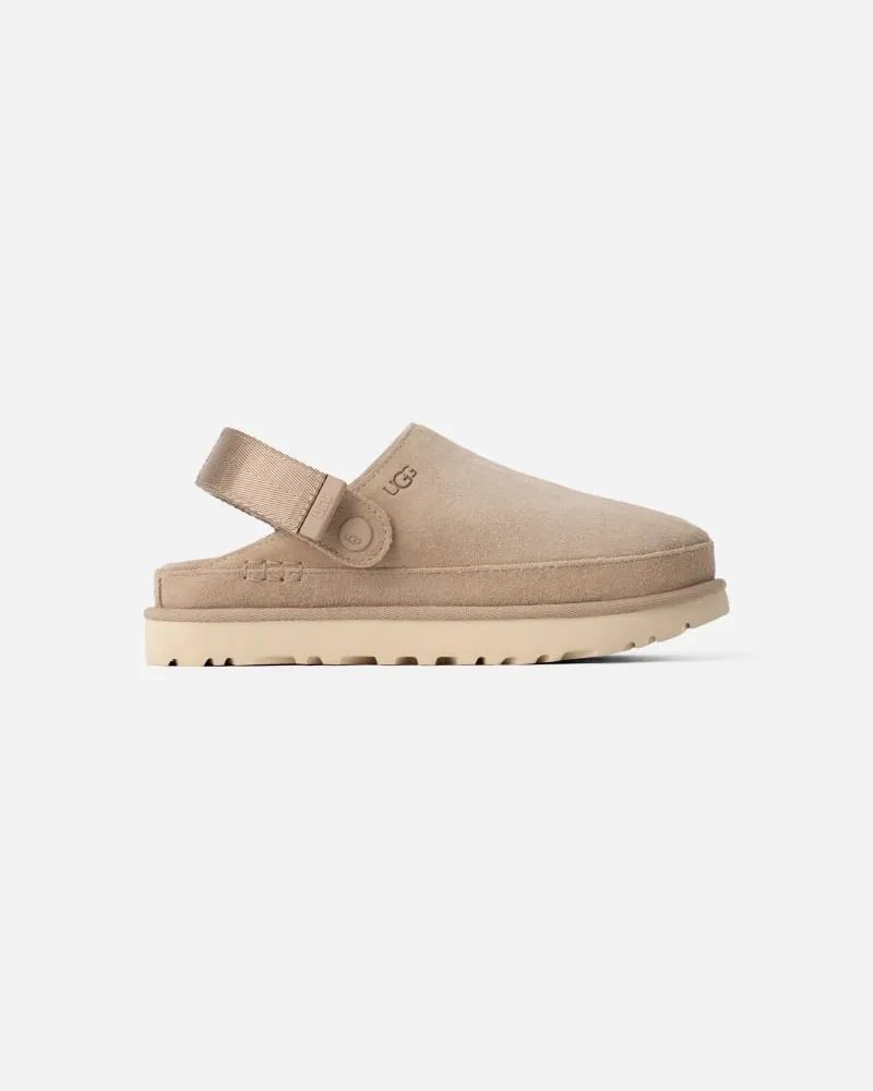 UGG Goldenstar Clog für Damen | UGG® EU in Beige, Größe Veloursleder Sand
