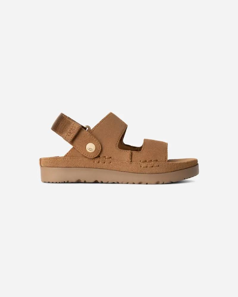 UGG Goldenstar Glide für Kinder in Brown, Größe Veloursleder Chestnut
