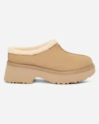 UGG New Heights Cozy Clog Brown Mustard