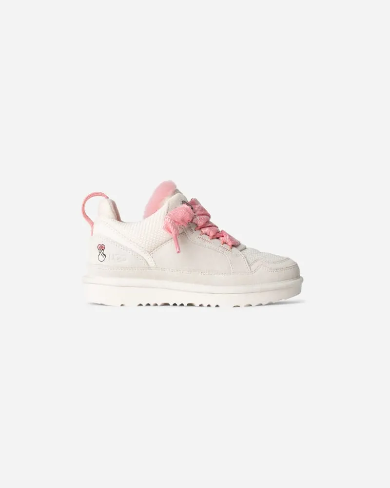 UGG Lowmel Love ’25 für Kinder in White, Größe Wildleder/Textil Jasmine