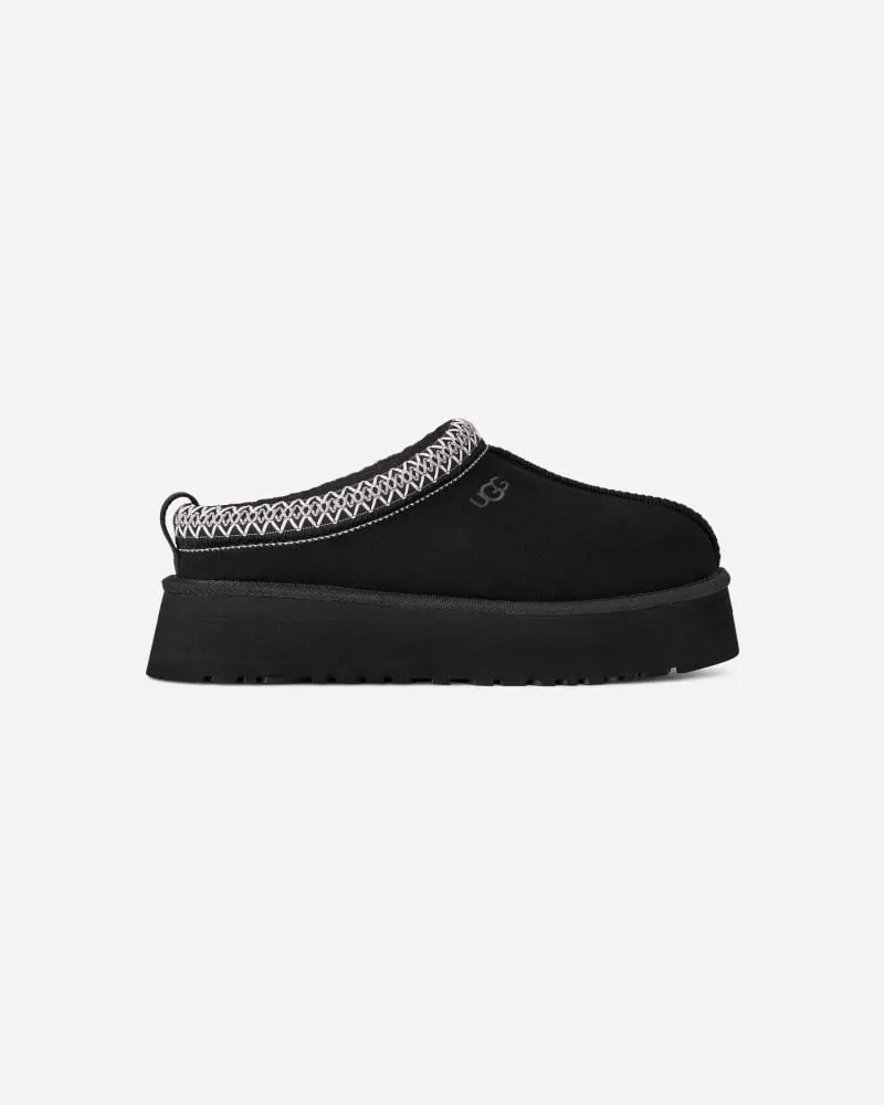 UGG Tazz II für Damen | Lammfell-Slipper auf in Black, Größe Veloursleder Black