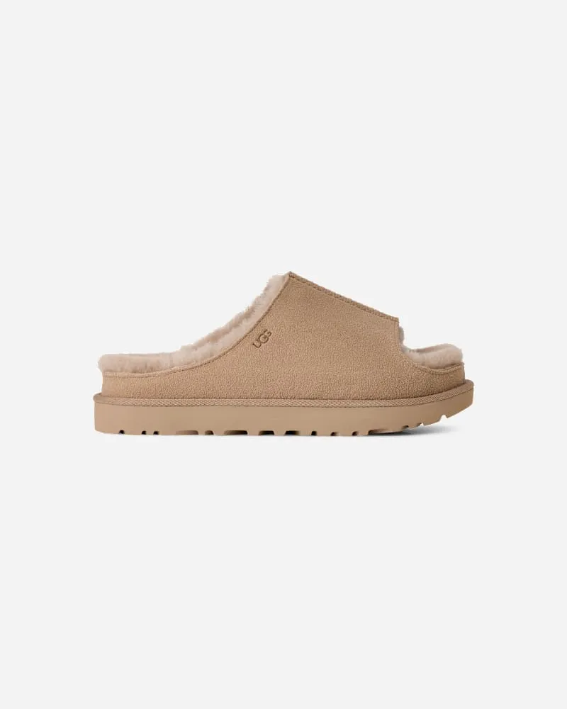 UGG Greenport Slide für Damen | UGG® EU in Beige, Größe Wildleder Sand