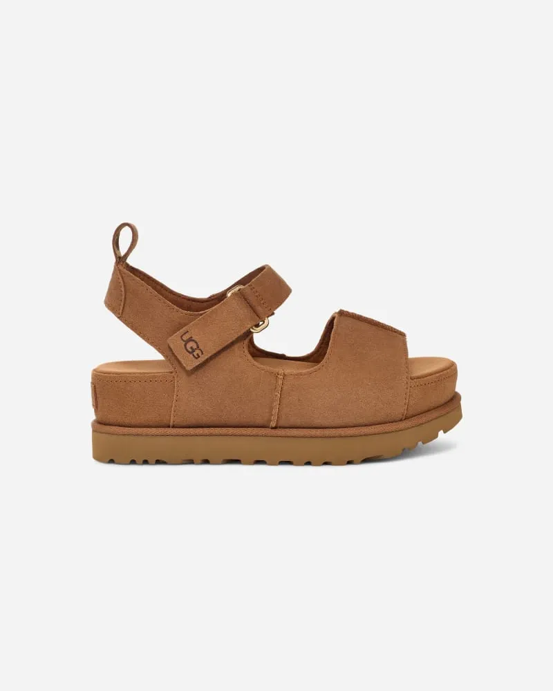 UGG Goldenstar Hi für Damen in Brown, Größe Veloursleder Chestnut