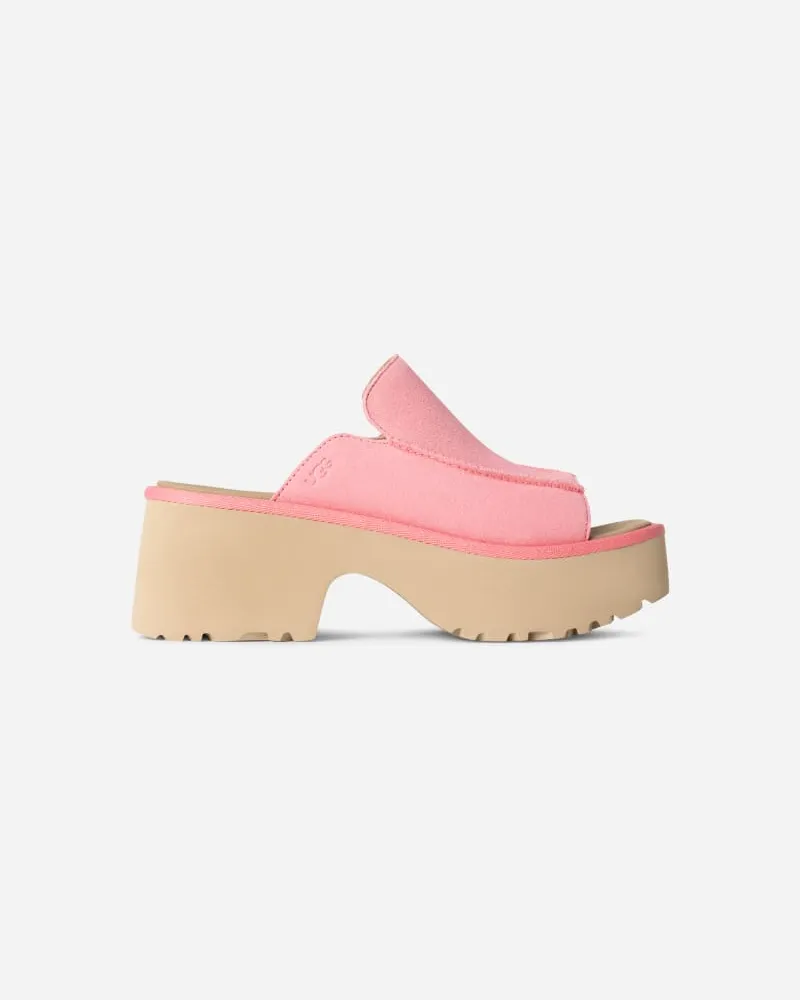 UGG New Heights Slide für Damen in Tropical Pink, Größe Veloursleder Tropical