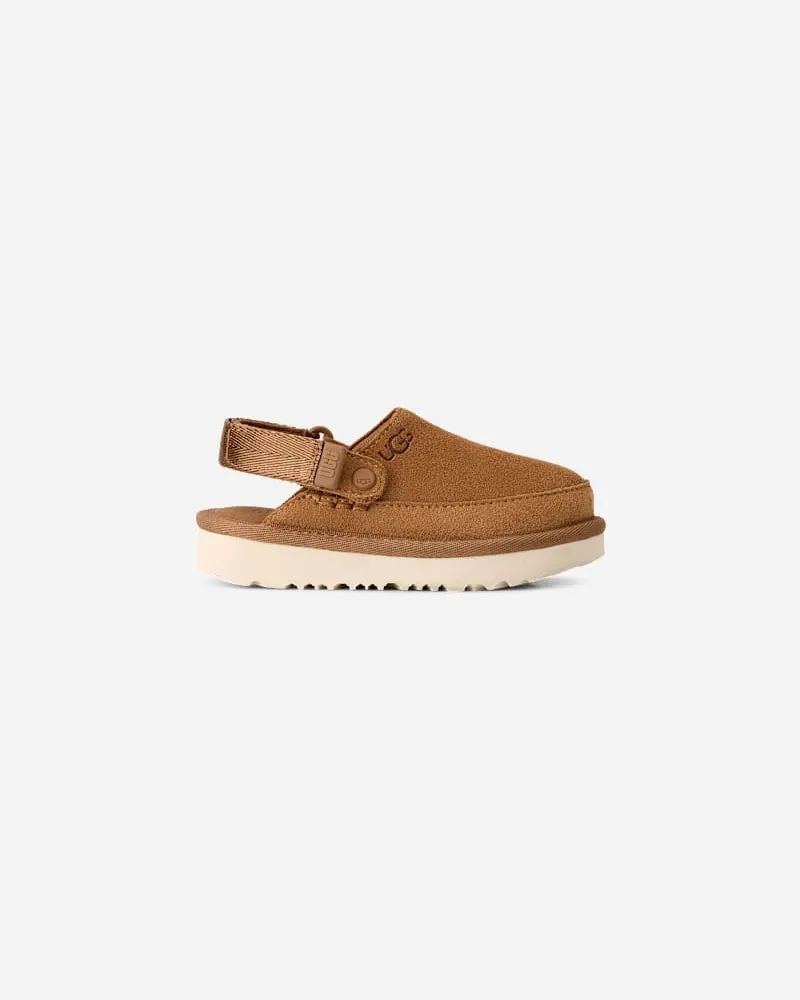 UGG Goldenstar Clog für Kinder | UGG® EU in Brown, Größe Wildleder Chestnut
