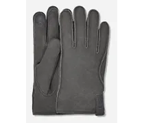 Handschuhe aus eder mit Musche-ogo Grey