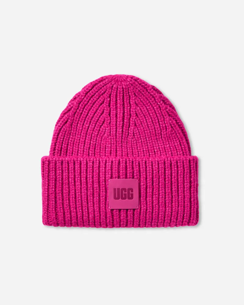 UGG Breit gerippte ® Beanie für Damen | UGG® EU in Velvet Ribbon, Größe Acrylmischung Velvet