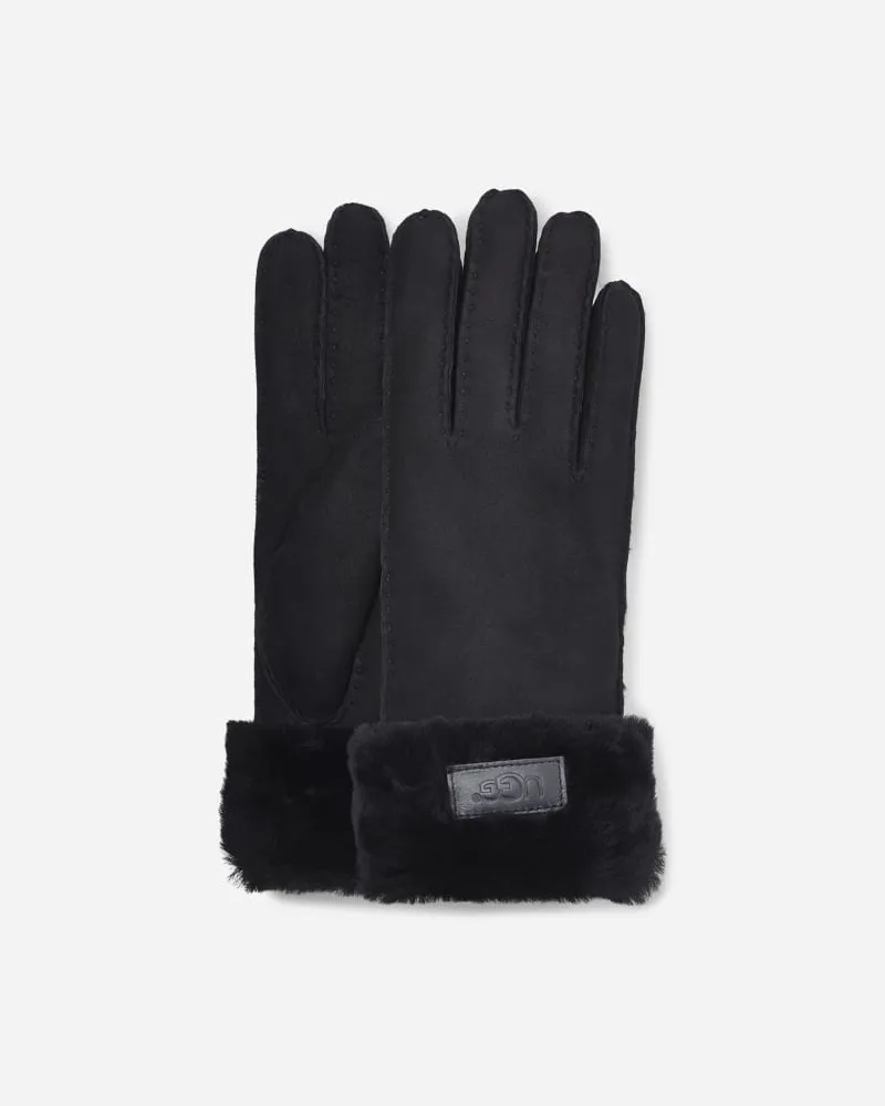 UGG Handschuhe it Uschlagbündchen Black