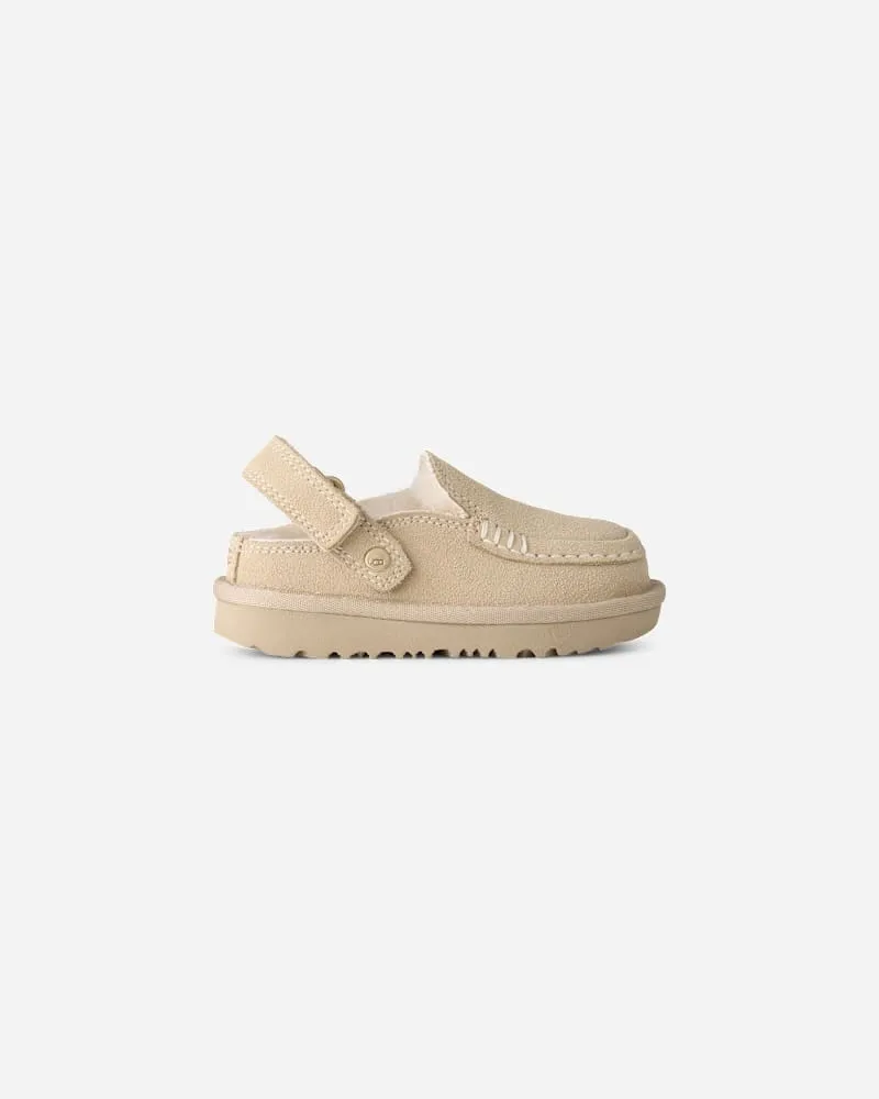 UGG Goldenstar Evelina Clog für Kinder in Sand Castle, Größe Sand