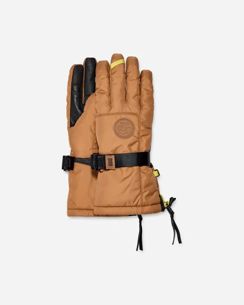 UGG Shasta Gauntlet Handschuhe für Damen in Brown, Größe Recycled Materials/Water-Resistant Chestnut