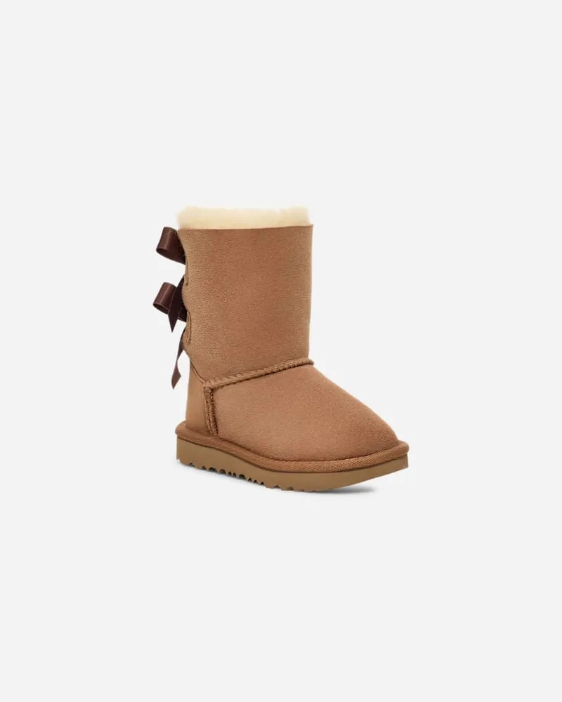 UGG Bailey Bow II Boot für Kinder | UGG® EU in Brown, Größe Twinface Chestnut