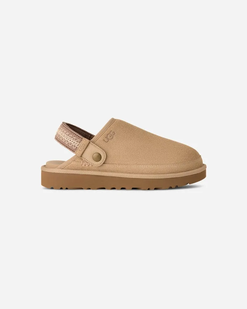 UGG Goldenstar ®braid Clog für Herren in Brown, Größe Veloursleder Mustard
