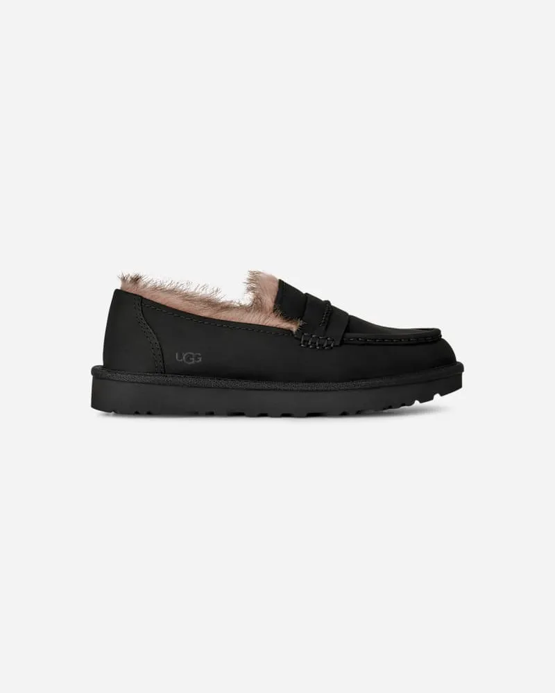 UGG Ellis Loafer aus Nubukleder für Damen in Black, Größe Black