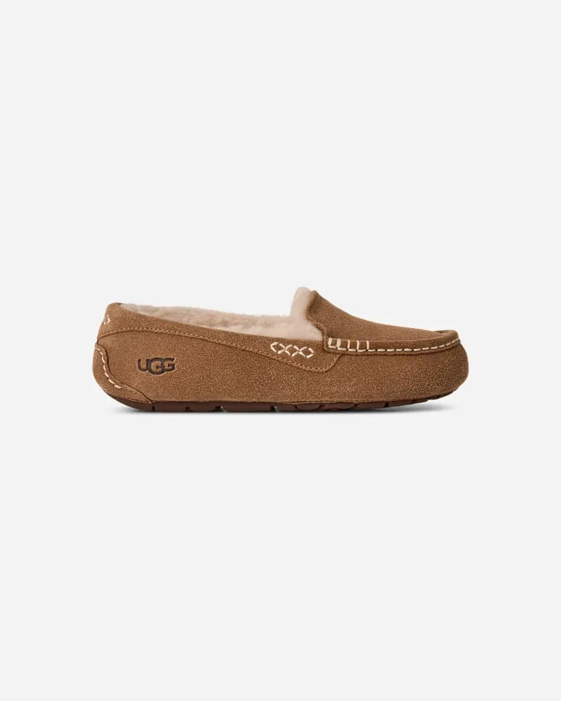 UGG Ansley Hausschuh für Damen | UGG® EU in Brown, Größe Wildleder Chestnut