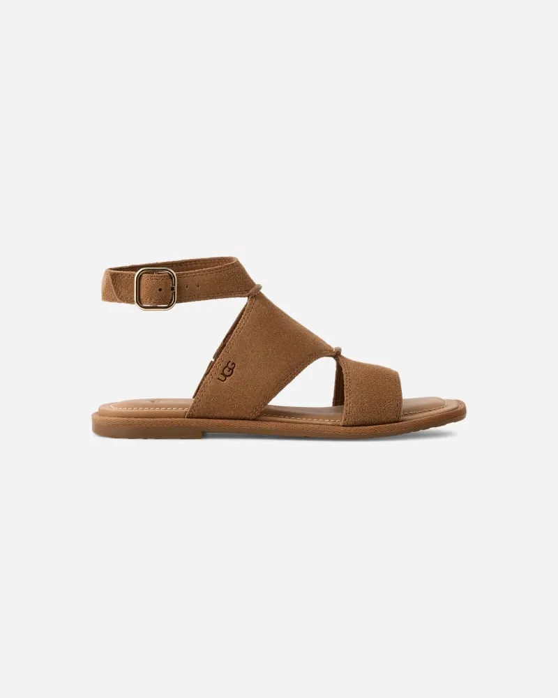 UGG Delray für Damen in Brown, Größe Veloursleder Chestnut